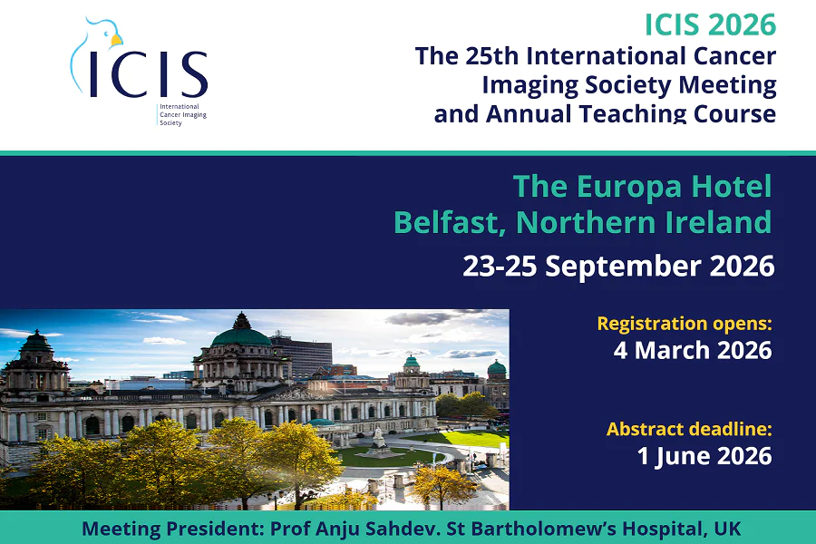 The 25th International Cancer Imaging Society Meeting and Annual Teaching Course